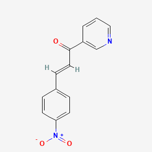 (e)-3-(4-Nitrophenyl)-1-(pyridin-3-yl)prop-2-en-1-one