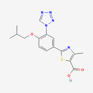 molecular formula C16H17N5O3S B10832967 Azole benzene derivative 3 