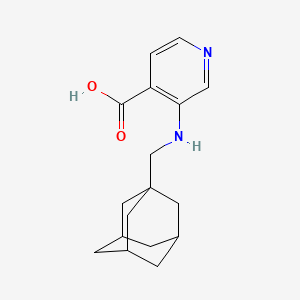 3-(1-Adamantylmethylamino)pyridine-4-carboxylic acid