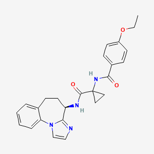 N-[1-[[(4R)-5,6-dihydro-4H-imidazo[1,2-a][1]benzazepin-4-yl]carbamoyl]cyclopropyl]-4-ethoxy-benzamide