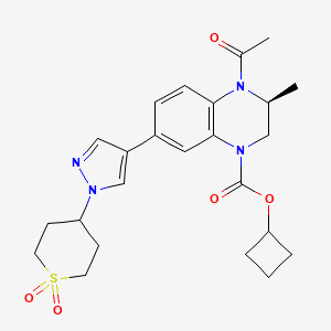 molecular formula C24H30N4O5S B10833117 Benzothiazepine analog 11 