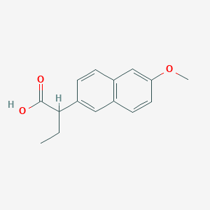 2-(6-Methoxynaphthalen-2-yl)butanoic acid