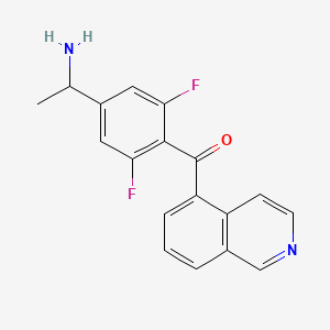 [4-(1-Aminoethyl)-2,6-difluorophenyl]-isoquinolin-5-ylmethanone