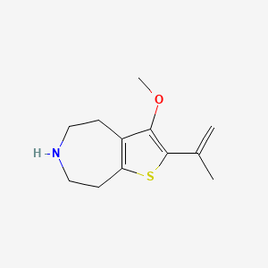 Heteroaryl-azepine derivative 8