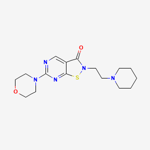 6-Morpholin-4-yl-2-(2-piperidin-1-yl-ethyl)-isothiazolo[5,4-d]pyrimidin-3-one