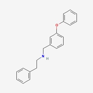 N-(3-phenoxybenzyl)-2-phenylethanamine