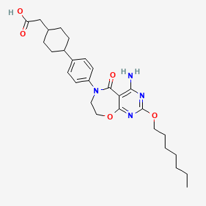 molecular formula C28H38N4O5 B10833700 Lactam derivative 5 