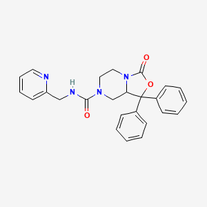 molecular formula C25H24N4O3 B10833750 Oxazolo[3,4-a]pyrazine derivative 5 