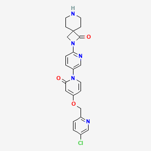 4-{[(5-chloro-2-pyridinyl)methyl]oxy}-6'-(1-oxo-2,7-diazaspiro[3.5]nonan-2-yl)-2H-1,3'-bipyridin-2-one