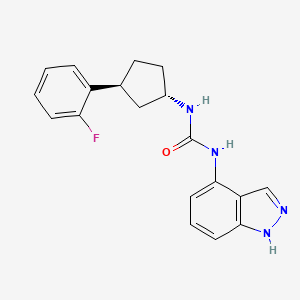 1-[(1S,3S)-3-(2-fluorophenyl)cyclopentyl]-3-(1H-indazol-4-yl)urea