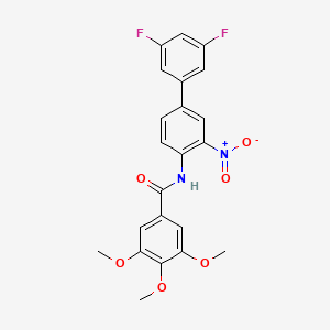 N-[4-(3,5-difluorophenyl)-2-nitrophenyl]-3,4,5-trimethoxybenzamide