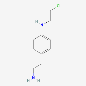 4-(2-aminoethyl)-N-(2-chloroethyl)aniline