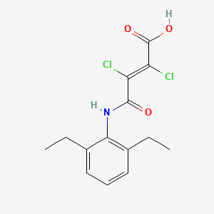 2,3-Dichloro-4-(2,6-diethylanilino)-4-oxobut-2-enoic acid