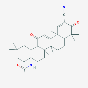 N-(11-cyano-2,2,6a,6b,9,9,12a-heptamethyl-10,14-dioxo-1,3,4,5,6,7,8,8a,14a,14b-decahydropicen-4a-yl)acetamide