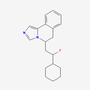 5-(2-Cyclohexyl-2-fluoroethyl)-5,6-dihydroimidazo[5,1-a]isoquinoline