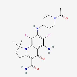 Tricyclic 5-quinolone derivative 1