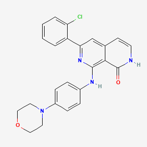 6-(2-chlorophenyl)-8-(4-morpholin-4-ylanilino)-2H-2,7-naphthyridin-1-one