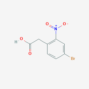 B108367 2-(4-Bromo-2-nitrophenyl)acetic acid CAS No. 6127-11-3