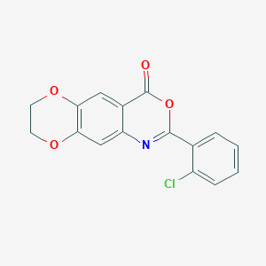 2-(2-Chlorophenyl)-7,8-dihydro-[1,4]dioxino[2,3-g][3,1]benzoxazin-4-one