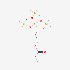 molecular formula C16H38O5Si4 B108374 3-(甲基丙烯酰氧基)丙基三(三甲基硅氧基)硅烷 CAS No. 17096-07-0
