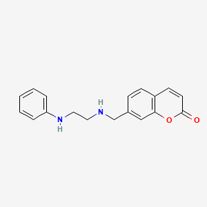 7-[(2-Phenylamino-ethylamino)-methyl]-chromen-2-one