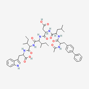 Ac-DL-Bip-DL-Leu-DL-Asp-DL-xiIle-DL-xiIle-DL-Trp-OH