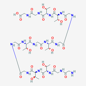 H-Gly-Gly-Thr-Thr-Gly-Gly-Thr-Gly-Thr-Gly-Gly-Thr-Thr-Gly-Gly-OH