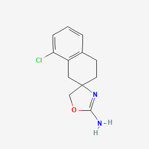 8-Chlorospiro[1,2,3,4-tetrahydronaphthalene-2,4''-(4'',5''-dihydro[1,3]oxazole)]-2''-amine