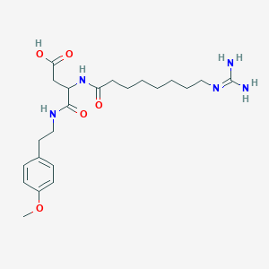 3-(8-Guanidino-octanoylamino)-N-[2-(4-methoxy-phenyl)-ethyl]-succinamic acid