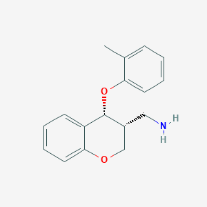 ((3R,4R)-4-(o-tolyloxy)chroman-3-yl)methanamine