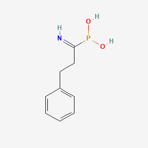 molecular formula C9H12NO2P B10838125 (1-Amino-3-phenyl-propyl)-phosphinic acid 