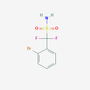 molecular formula C7H6BrF2NO2S B10838133 (2-Bromophenyl)difluoromethanesulfonamide 