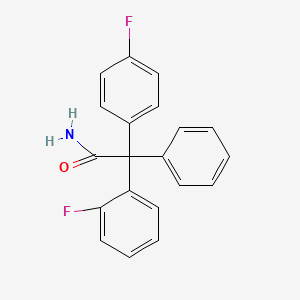 molecular formula C20H15F2NO B10838154 (2-Fluorophenyl)-(4-fluorophenyl)phenylacetamide 