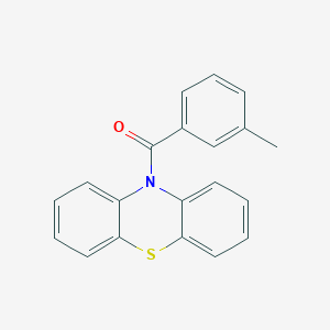 molecular formula C20H15NOS B10838162 (10H-phenothiazin-10-yl)(m-tolyl)methanone 