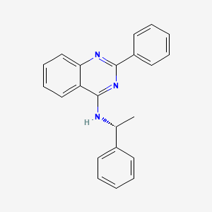 (1-Phenyl-ethyl)-(2-phenyl-quinazolin-4-yl)-amine