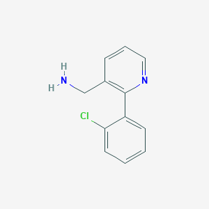 (2-(2-Chlorophenyl)pyridin-3-yl)methanamine