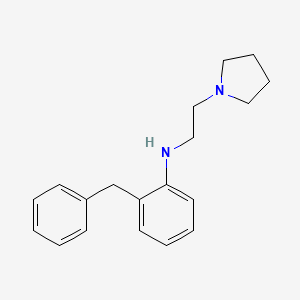 molecular formula C19H24N2 B10838193 (2-Benzyl-phenyl)-(2-pyrrolidin-1-yl-ethyl)-amine 