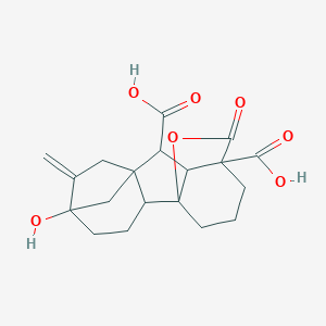 molecular formula C19H22O7 B108382 赤霉素 A21 CAS No. 18450-93-6