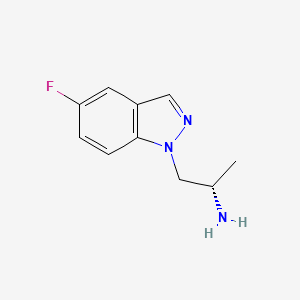 (S)-1-(5-Fluoro-1H-indazol-1-yl)propan-2-amine