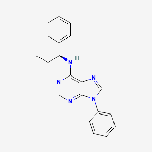 9-phenyl-N-[(1S)-1-phenylpropyl]purin-6-amine