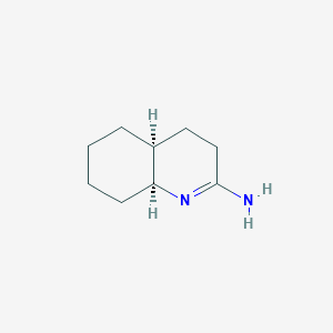 molecular formula C9H16N2 B10838254 (5S,6S)-[Octahydro-quinolin-(2E)-ylidene]amine 