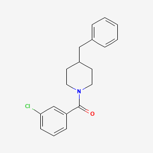 molecular formula C19H20ClNO B10838278 (4-Benzylpiperidin-1-yl)(3-chlorophenyl)methanone 