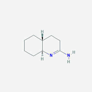 molecular formula C9H16N2 B10838351 (5S,6R)-[Octahydro-quinolin-(2E)-ylidene]amine 