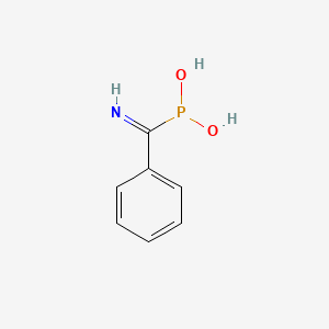 molecular formula C7H8NO2P B10838383 (Amino-phenyl-methyl)-phosphinic acid 