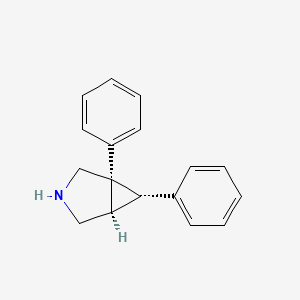 molecular formula C17H17N B10838405 (cis)-1,6-Diphenyl-3-aza-bicyclo[3.1.0]hexane 