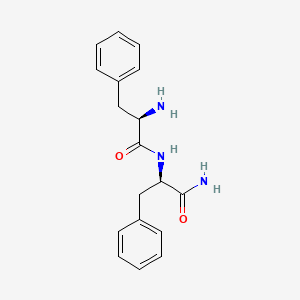 molecular formula C18H21N3O2 B10838408 (D)-Phe-(D)-Phe-NH2 