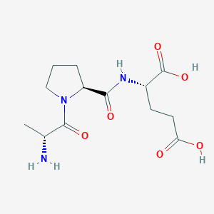 molecular formula C13H21N3O6 B10838421 (D)-Ala-Pro-Glu 