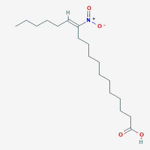 molecular formula C18H33NO4 B10838443 (E)-12-Nitrooctadec-12-enoic Acid 