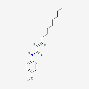 molecular formula C18H27NO2 B10838466 (E)-N-(4-methoxyphenyl)undec-2-enamide 