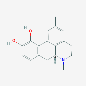 molecular formula C18H19NO2 B10838511 (R)-(-)-2-Methyl-apomorphine hydrochloride 